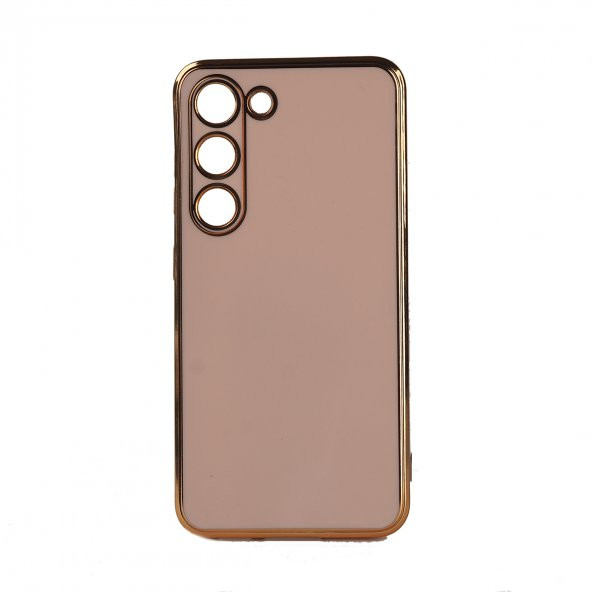 Samsung Galaxy S23 Kılıf Parlak Detaylı Kamera Korumalı Bark Silikon Kılıf - 2