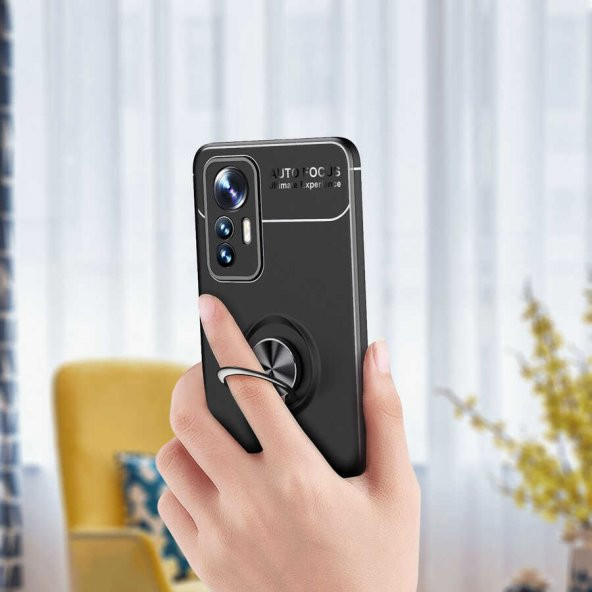 Xiaomi Mi 12 Lite Kılıf Yüzüklü Kamera Korumalı Range Silikon Kılıf - 5