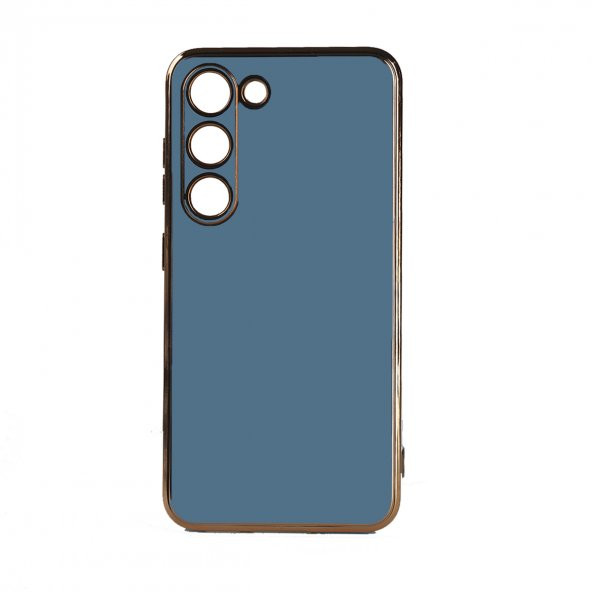 Samsung Galaxy S23 Kılıf Parlak Detaylı Kamera Korumalı Bark Silikon Kılıf - 4
