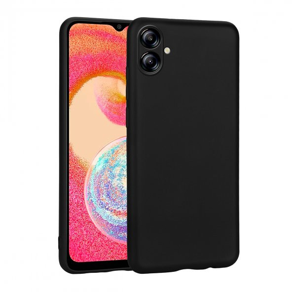 Samsung Galaxy A04E Kılıf  Yumuşak Dokulu Kamera Korumalı Premium Silikon Kılıf PRM