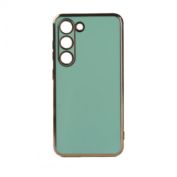 Samsung Galaxy S23 Kılıf Parlak Detaylı Kamera Korumalı Bark Silikon Kılıf - 7