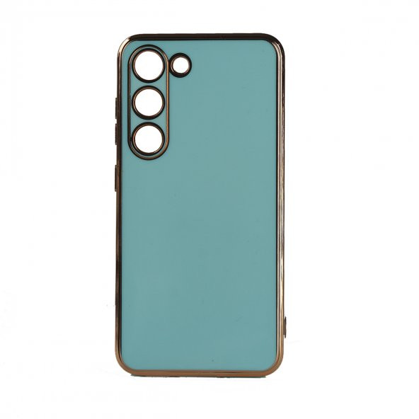 Samsung Galaxy S23 Kılıf Parlak Detaylı Kamera Korumalı Bark Silikon Kılıf - 3