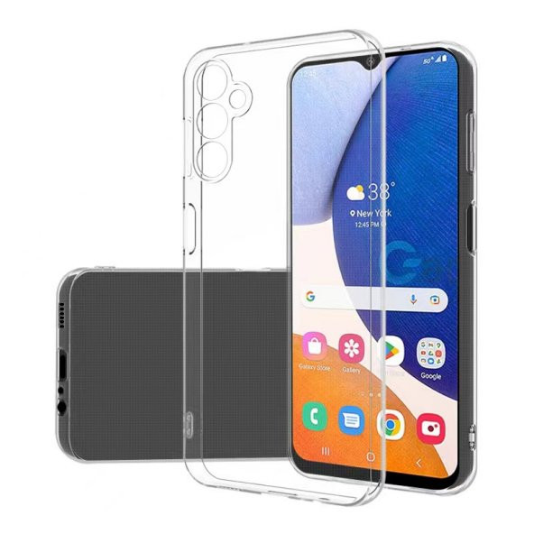 Samsung Galaxy A14 Kılıf Lüx Şeffaf Kamera Korumalı Silikon Kılıf