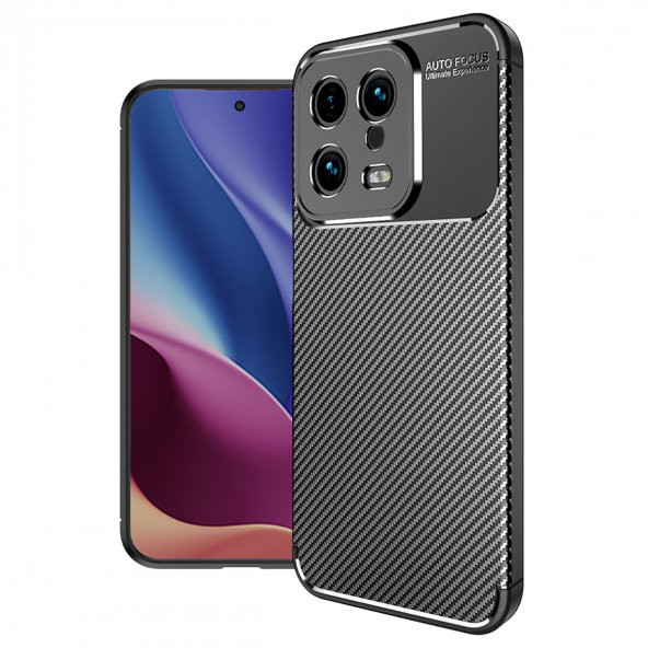 Xiaomi Mi 13 Kılıf Focus Karbon Kamera Korumalı Silikon Kılıf - 1