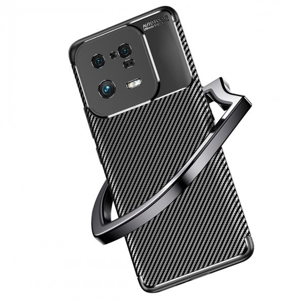 Xiaomi Mi 13 Pro Kılıf Focus Karbon Kamera Korumalı Silikon Kılıf - 4
