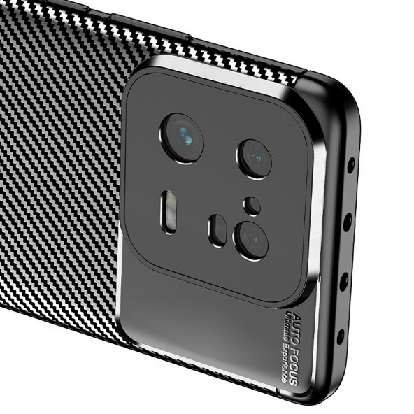 Xiaomi Mi 13 Pro Kılıf Focus Karbon Kamera Korumalı Silikon Kılıf - 5