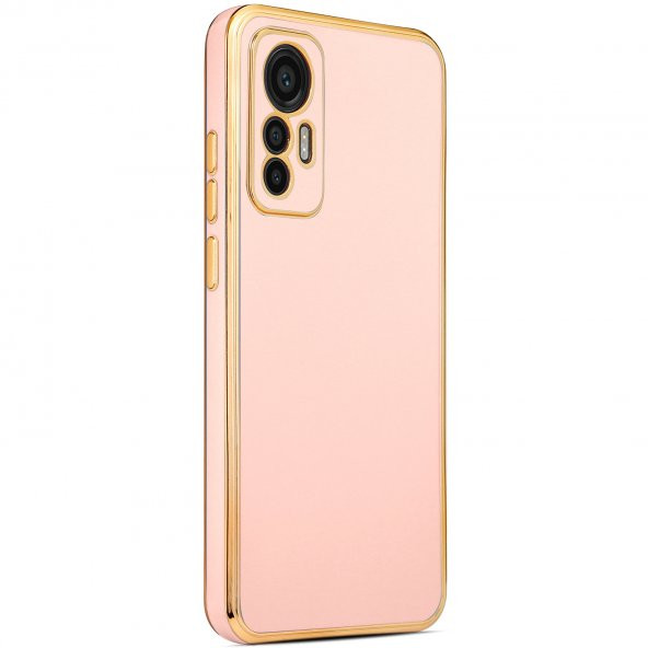 Xiaomi Mi 12 Lite Kılıf Parlak Detaylı Kamera Korumalı Bark Silikon Kılıf - 2