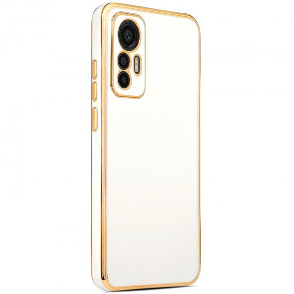 Xiaomi Mi 12 Lite Kılıf Parlak Detaylı Kamera Korumalı Bark Silikon Kılıf - 6