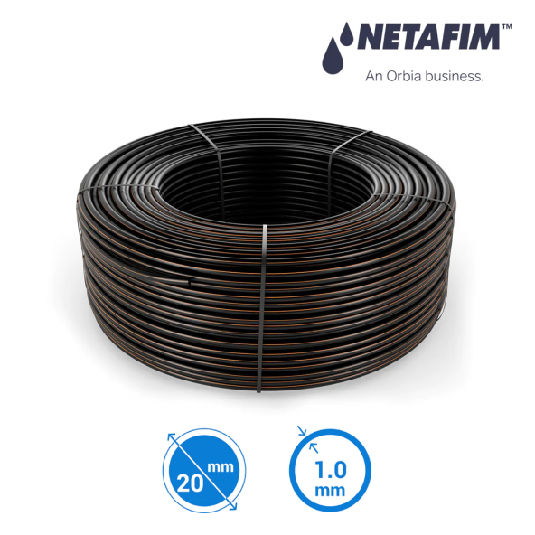 NETAFİM ARIES™ 20010 ( 50 cm 2lt/h 300 metre ) ÇOK YILLIK YUVARLAK DAMLA SULAMA BORUSU