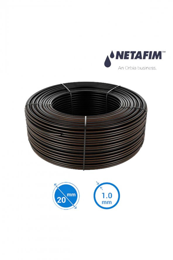 NETAFİM DRIPNET PC 20010 40 CM 3.00 LT (300 MT) DAMLA SULAMA BORUSU