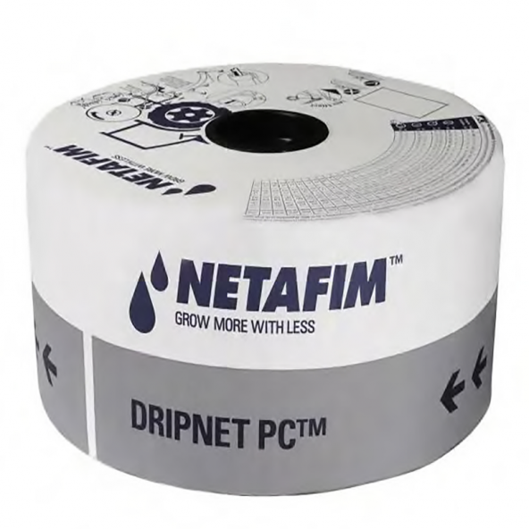 NETAFİM Drıpnet Pc™ 16250 (25mil) 20 Cm 2lt/h (800 metre) BASINÇ AYARLI YASSI DAMLA SULAMA BORUSU