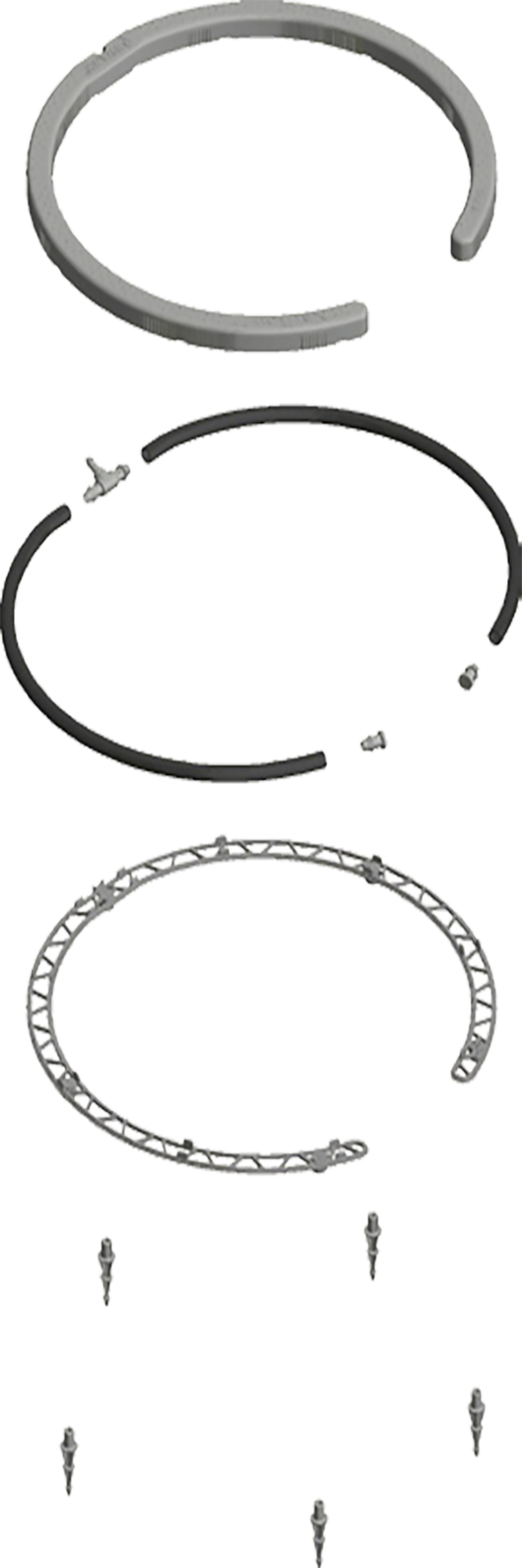 NETAFİM NETBOW 25 CM KATLANABİLİR AYAKLI BARB BAĞLANTI (5 ADET) - 2