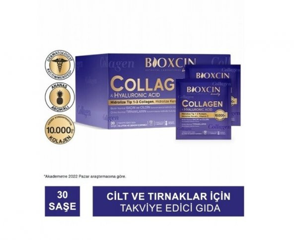 Bioxcin Collagen Hyaluronic Acid 30 Şase 8680512630821