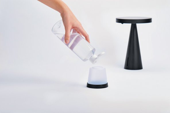 Lexon Mano Sensörlü Aydınlatmalı Jel Sabun Dispanseri Siyah - 5