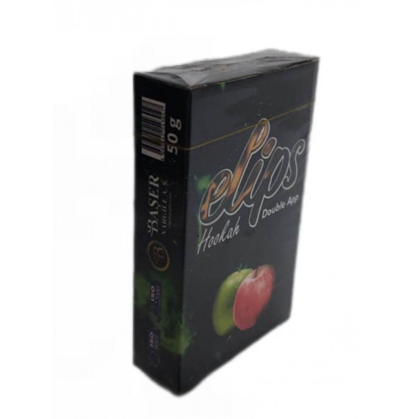 Elips Çift Elma(Anason) Aromalı Bitkisel Nargile Melası 50 Gram (2 Adet Gönderilecektir)