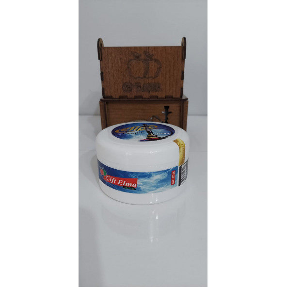 Elips Çift Elma(Anason) Aromalı Bitkisel Nargile Melası 125 Gram (Ahşap Kutulu) - 2