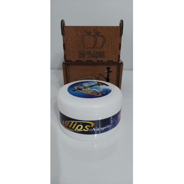 Elips Çift Elma(Anason) Aromalı Bitkisel Nargile Melası 125 Gram (Ahşap Kutulu) - 4