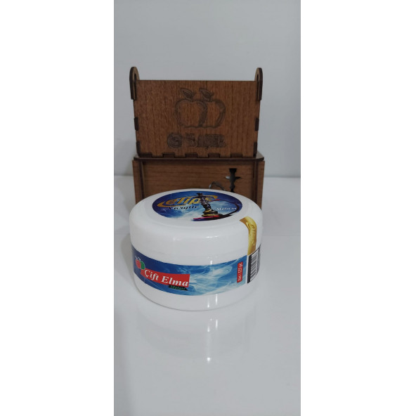 Elips Çift Elma(Anason) Aromalı Bitkisel Nargile Melası 125 Gram (Ahşap Kutulu) - 5
