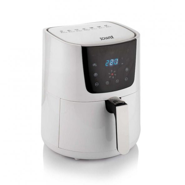 Schafer Fit Fry Dijital Sıcak Hava Fritözü Beyaz - 2