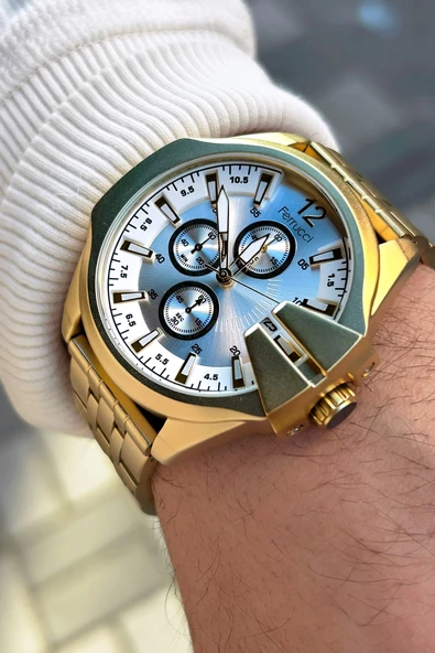 Ferrucci Takvimli Erkek Kol Saati 3 Atm Su Geçirmezlik - Resim 4