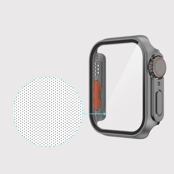 Apple Watch 40mm - Watch Ultra 49mm Kasa Dönüştürücü ve Ekran Koruyucu Zore Watch Gard 26 - 12
