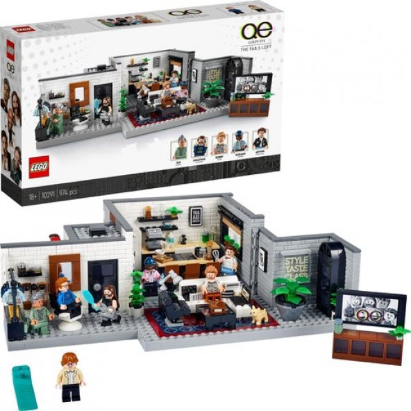 Orjinal Lego Queer Eye – Fab 5 Çatı Katı Lego 10291