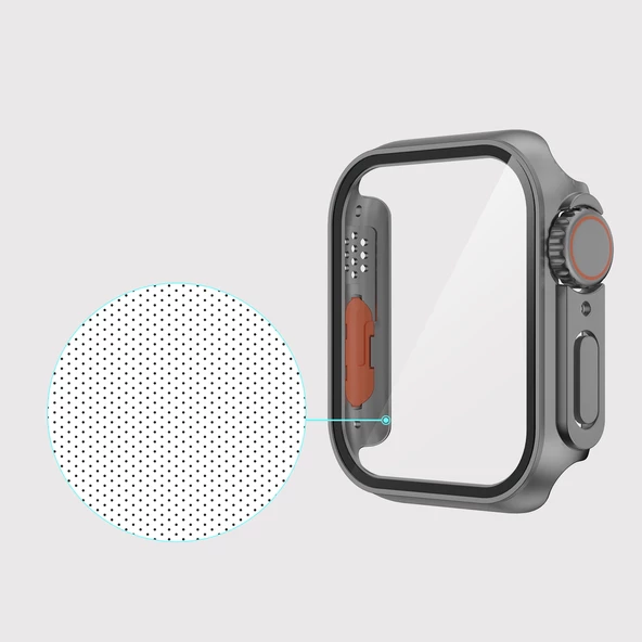 Apple Watch 7-8 45mm - Watch Ultra 49mm Kasa Dönüştürücü ve Ekran Koruyucu Zore Watch Gard 26 - 6