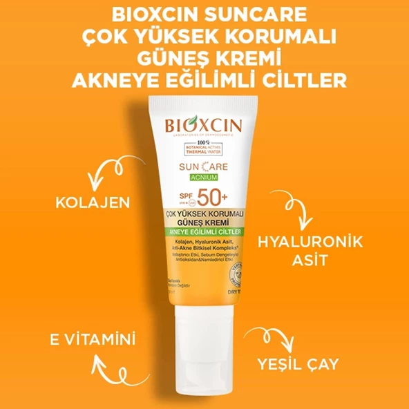Bioxcin Sun Care Çok Yüksek Korumalı Akneye Eğilimli Ciltler İçin Güneş Kremi Spf 50+ 50 ml - 4