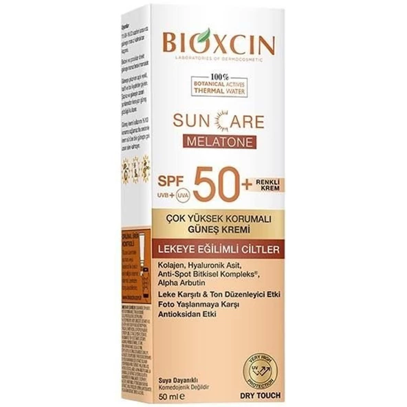 Bioxcin Sun Care Çok Yüksek Korumalı Lekeli Ciltler İçin Renkli Güneş Kremi Spf 50+ 50 ml