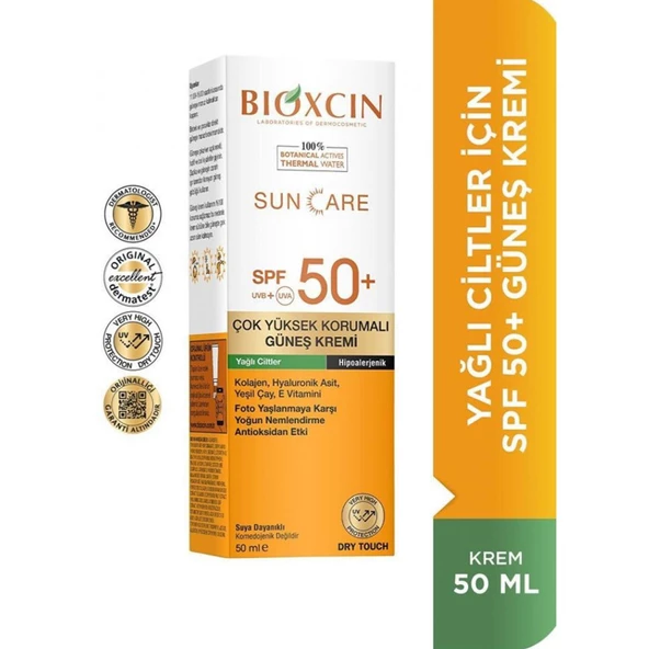 Bioxcin Sun Care Çok Yüksek Korumalı Yağlı Ciltler İçin Güneş Kremi Spf 50+ 50 ml - 2