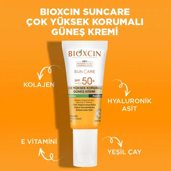 Bioxcin Sun Care Çok Yüksek Korumalı Yağlı Ciltler İçin Güneş Kremi Spf 50+ 50 ml - 4