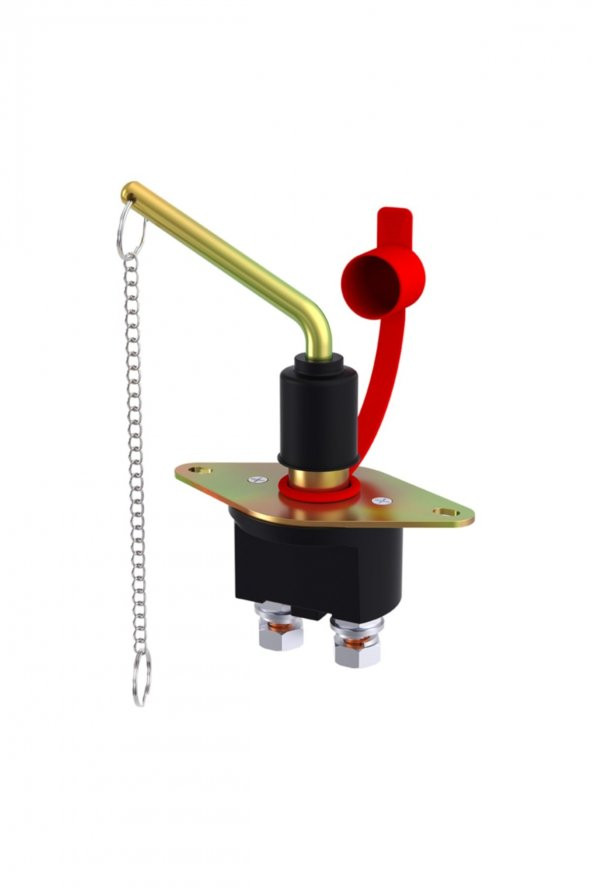 METAL AKÜ DEVRE KESİCİ ŞALTER - 12V 24V 300A - 2