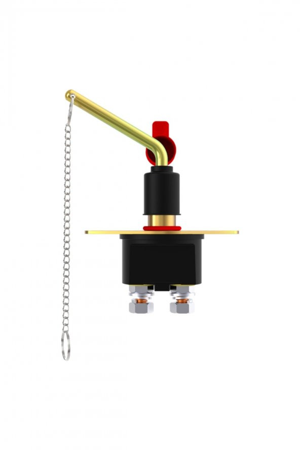 METAL AKÜ DEVRE KESİCİ ŞALTER - 12V 24V 300A - 3