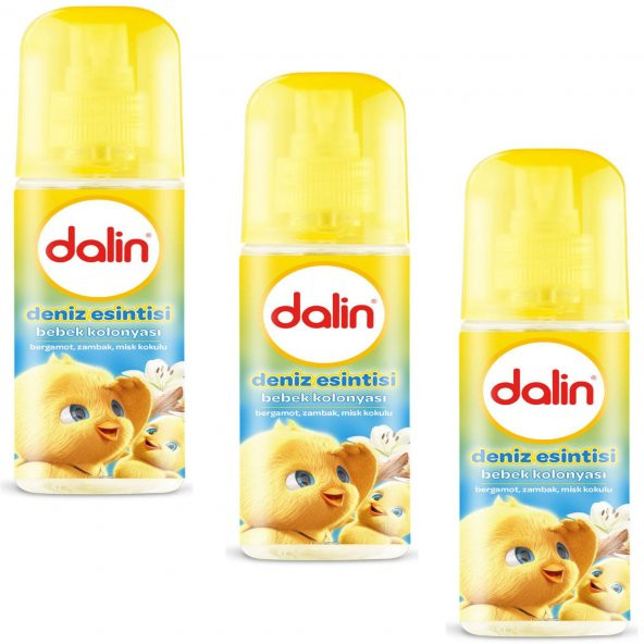 Dalin Deniz Esintisi Bebek Kolonyası 100 ml 3 ADET