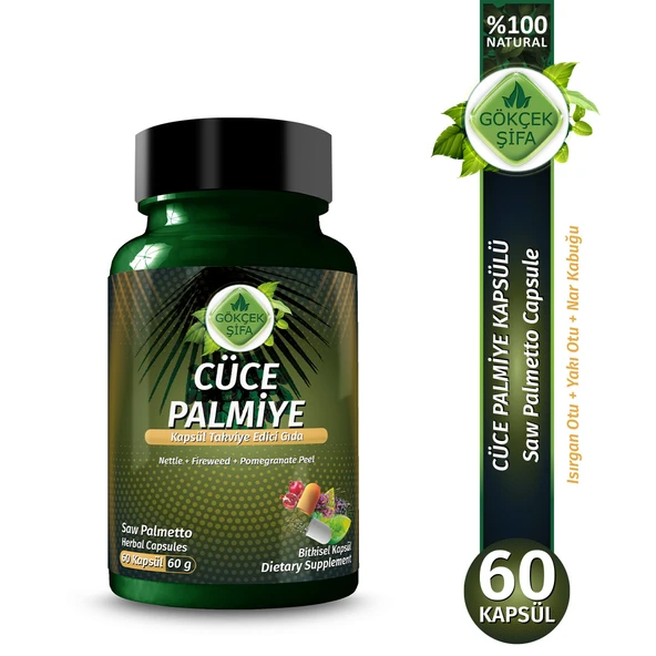 Cüce Palmiye Kapsül (SAW PALMETTO CAPSULE) 60 Adet ürün görseli 1