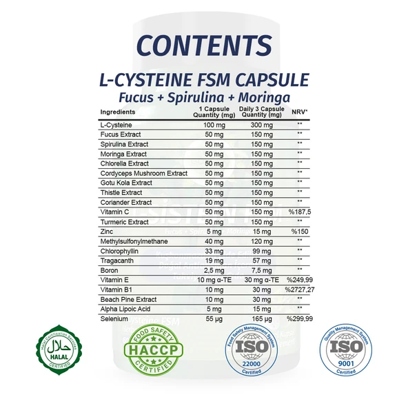 Fsm L Sistein Kapsül (FSM L CYSTEİNE CAPSULE) 60 Adet - 2