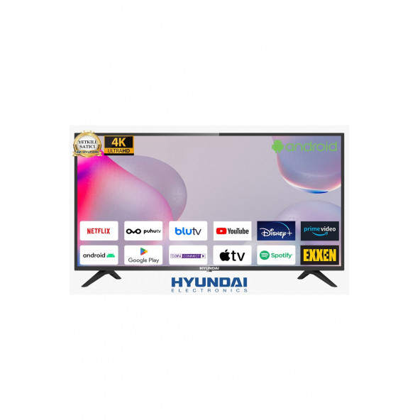 Hyundai 65hyn2104 65'' 165cm Ekran Android 4k Full Hd Kendinden Uydulu Wifi Smart D-led Tv Görüntü