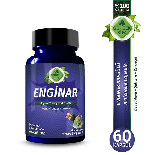 Enginar Kapsül (Artichoke Capsule) 60 Adet ürün görseli 1