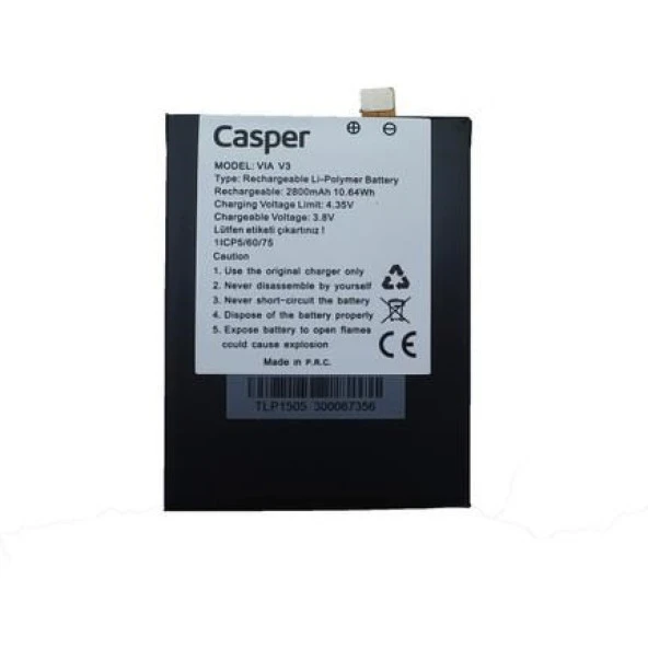 Casper Via V3 batarya Pil 100 Batarya