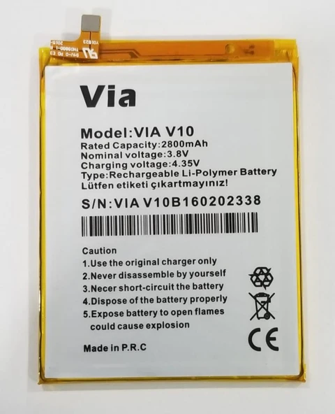 Casper V10 Batarya Pil