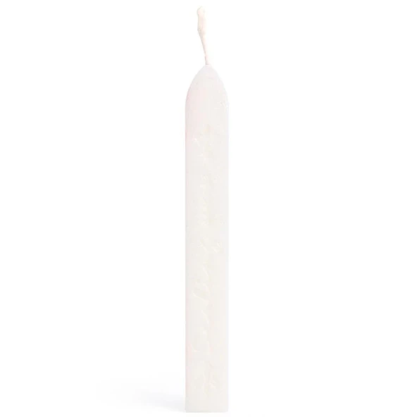 Fitilli Mühür Mumu Çubuk Süt Beyaz Resmi Damga Zarf Davetiye - 7