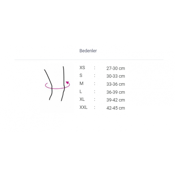Orthocare 6130 Genucare ligament Dizlik (patella destekli fleksible balenli) - 3