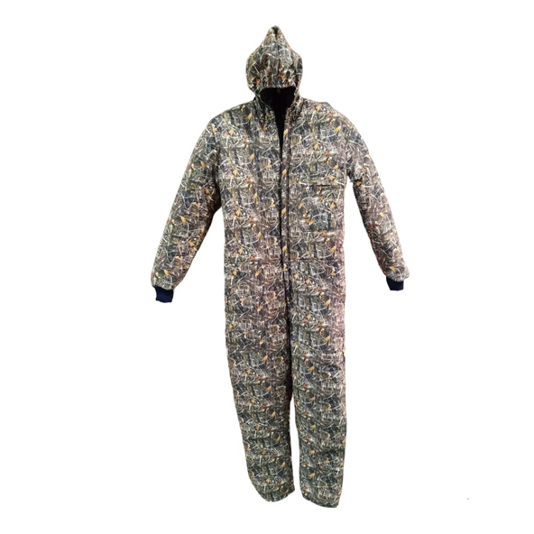 Softshell Sazlık Desen Kışlık Kalın Tulum - 2