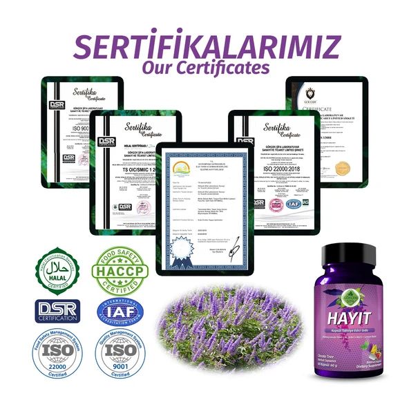 Hayıt Kapsül (Chaste Tree Capsule) 60 Adet - Resim 5