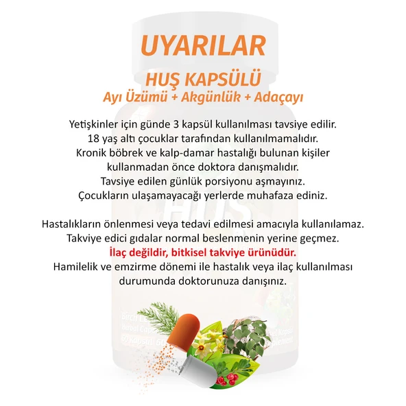 Huş Kapsül (BETULA PENDULA CAPSULE) 60 Adet - Resim 3