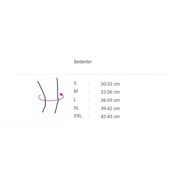 Orthocare 6135 Genucare ligament wrap Dizlik (fleksible balenli önden açık) - 3