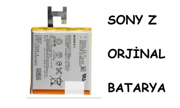 Sony Z Batarya Pil Orjinal