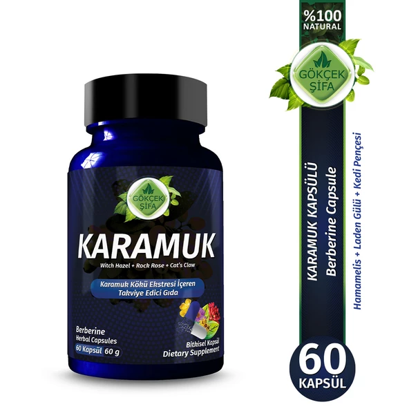 Karamuk Kapsül (Berberin Capsule)  60 Adet