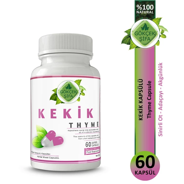 Kekik Kapsül (THYME CAPSULE) 60 Adet ürün görseli 1