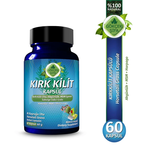 Kırkkilit Kapsül (HORSETAİL GRASS CAPSULE) 60 Adet ürün görseli 1